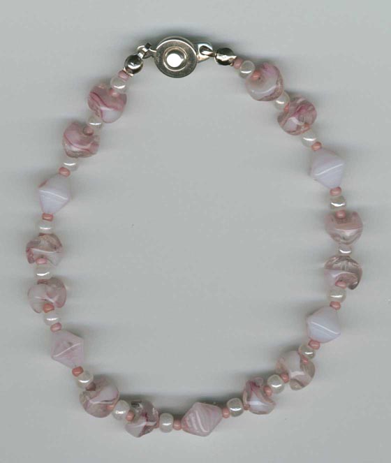 Sold Bracelets: Pink Pearl Bracelet