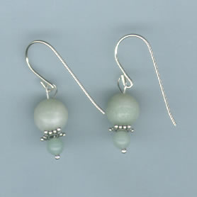 Green Aventurine Drop Earrings