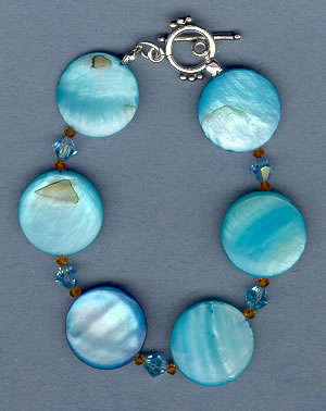 turquoise shell bracelet