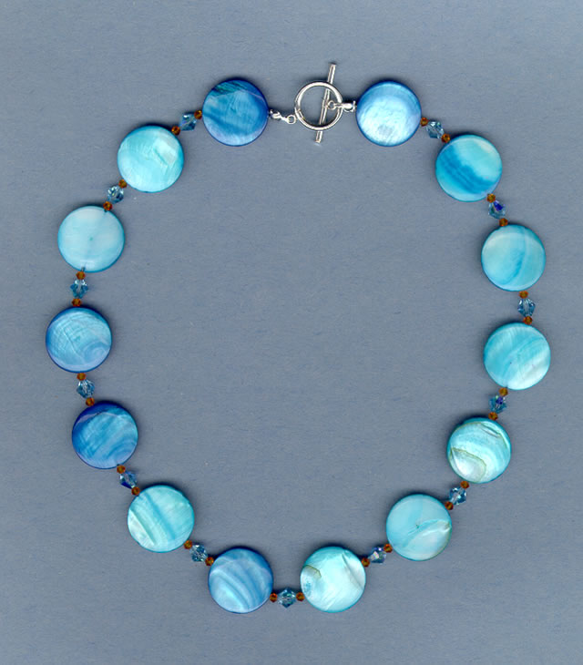turquoise shell necklace